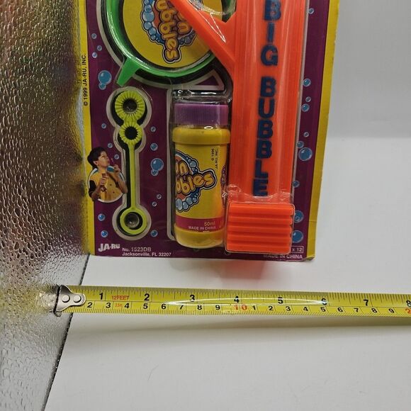 1999 Vintage JA-RU Inc - Fun Bubbles Big Bubble - Bubble Making Toy No. 1523DB - Picture 13 of 14
